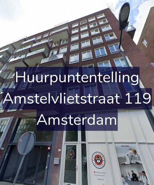 Foto gevel Huurpuntentelling voor Amstelvlietstraat 119, Amsterdam