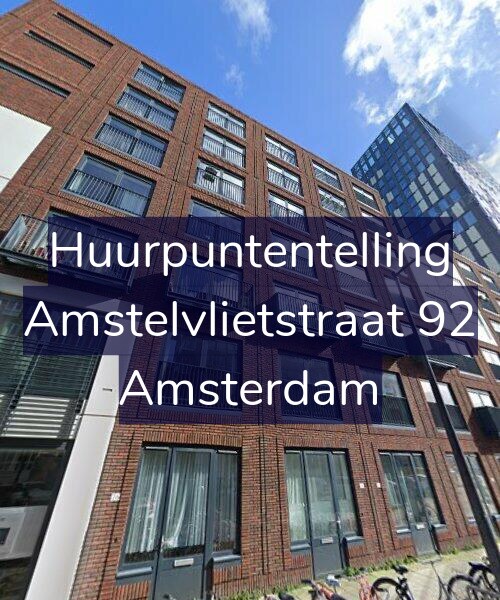 Foto gevel Huurpuntentelling voor Amstelvlietstraat 92, Amsterdam