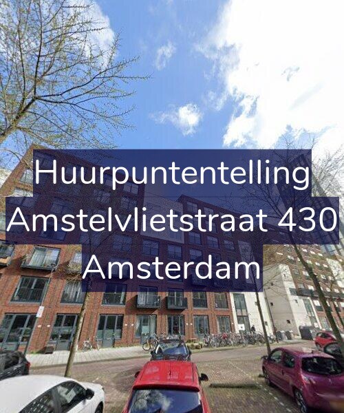 Foto gevel Huurpuntentelling voor Amstelvlietstraat 430, Amsterdam