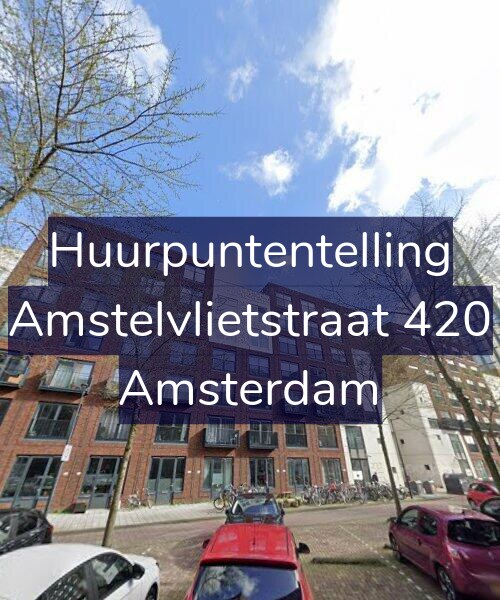 Foto gevel Huurpuntentelling voor Amstelvlietstraat 420, Amsterdam