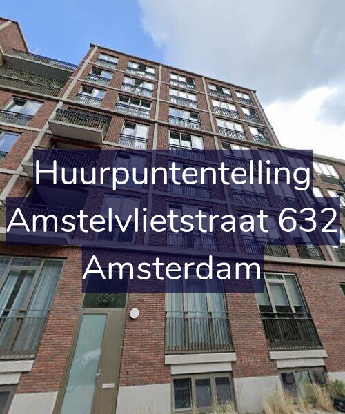 Foto gevel Huurpuntentelling voor Amstelvlietstraat 632, Amsterdam