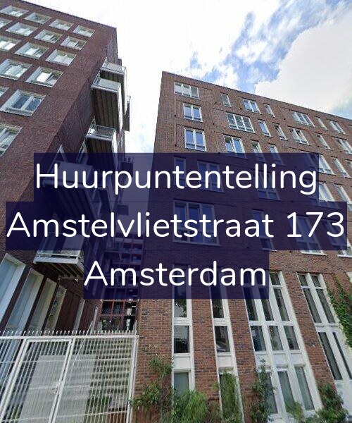 Foto gevel Huurpuntentelling voor Amstelvlietstraat 173, Amsterdam