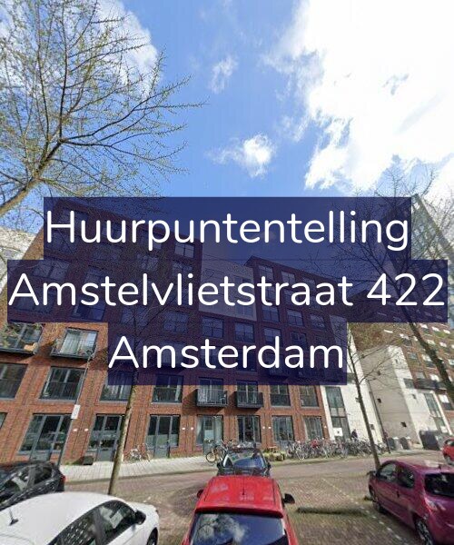 Foto gevel Huurpuntentelling voor Amstelvlietstraat 422, Amsterdam