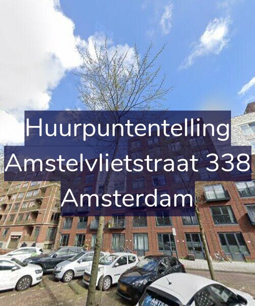 Foto gevel Huurpuntentelling voor Amstelvlietstraat 338, Amsterdam