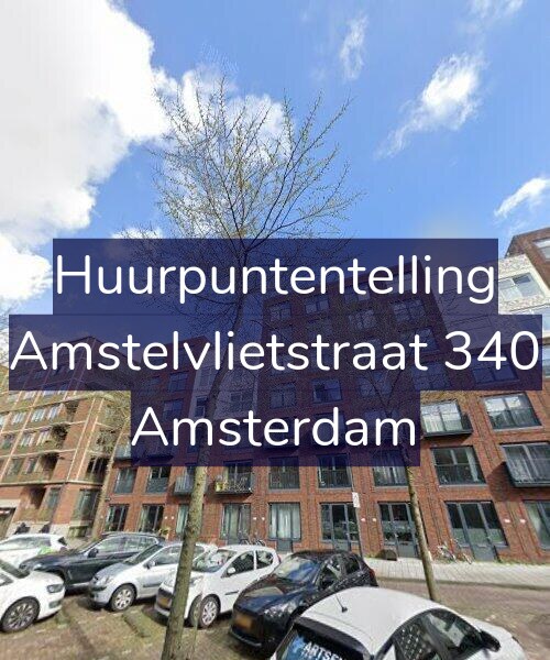 Foto gevel Huurpuntentelling voor Amstelvlietstraat 340, Amsterdam