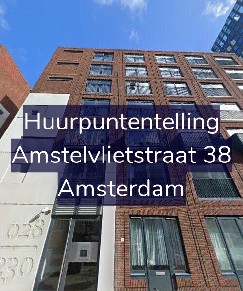 Foto gevel Huurpuntentelling voor Amstelvlietstraat 38, Amsterdam