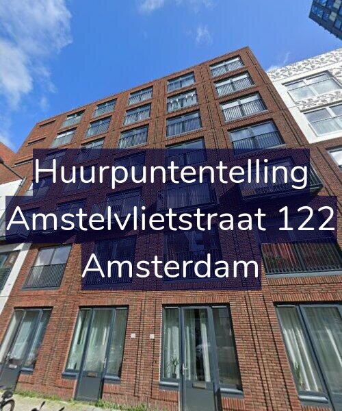 Foto gevel Huurpuntentelling voor Amstelvlietstraat 122, Amsterdam
