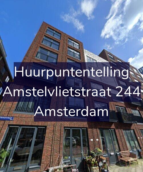 Foto gevel Huurpuntentelling voor Amstelvlietstraat 244, Amsterdam