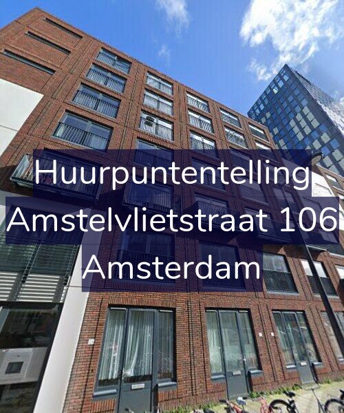 Foto gevel Huurpuntentelling voor Amstelvlietstraat 106, Amsterdam