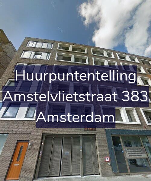 Foto gevel Huurpuntentelling voor Amstelvlietstraat 383, Amsterdam