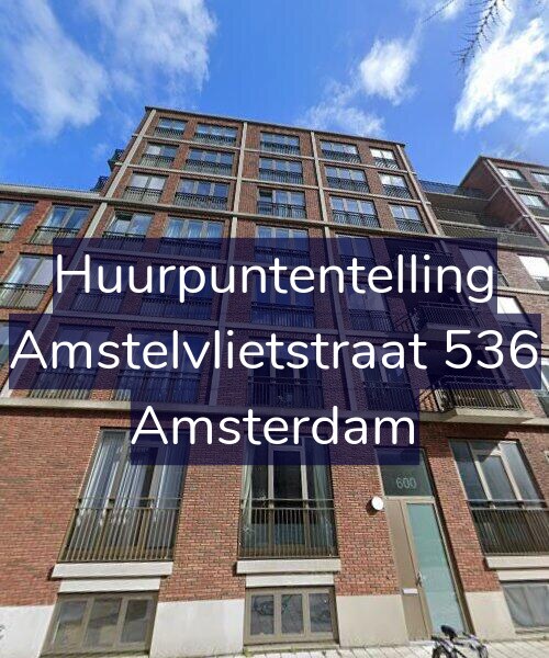 Foto gevel Huurpuntentelling voor Amstelvlietstraat 536, Amsterdam