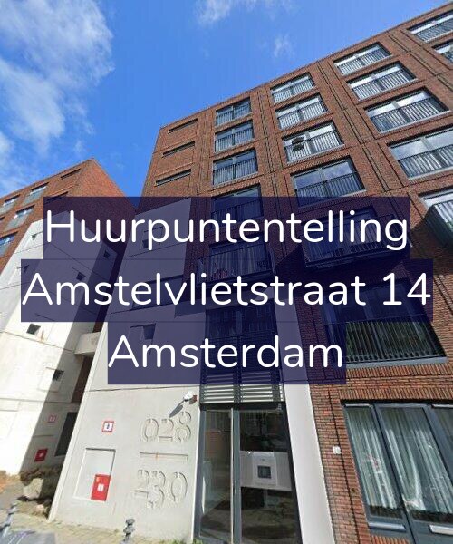 Foto gevel Huurpuntentelling voor Amstelvlietstraat 14, Amsterdam