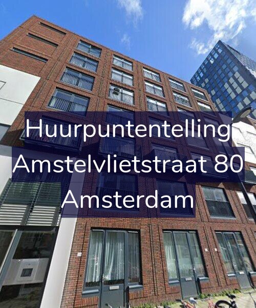 Foto gevel Huurpuntentelling voor Amstelvlietstraat 80, Amsterdam