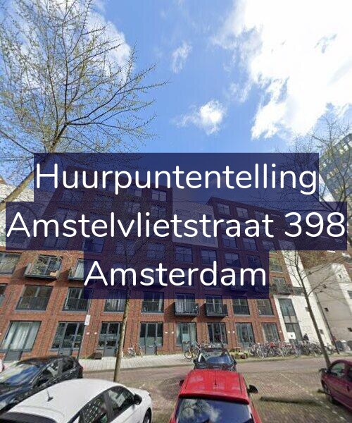 Foto gevel Huurpuntentelling voor Amstelvlietstraat 398, Amsterdam