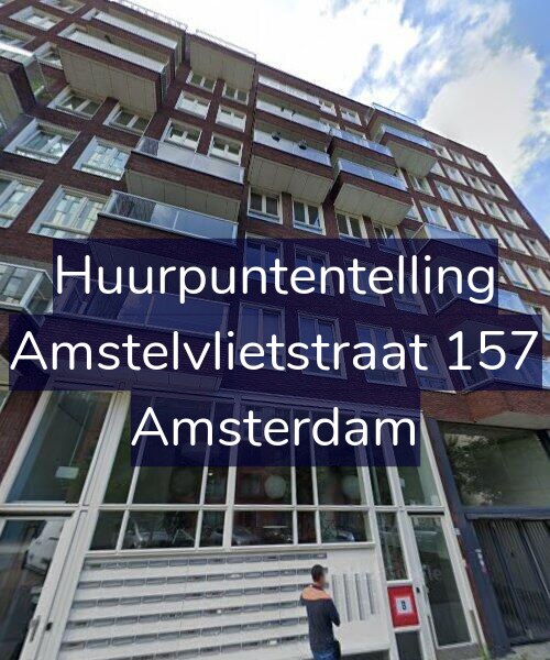 Foto gevel Huurpuntentelling voor Amstelvlietstraat 157, Amsterdam