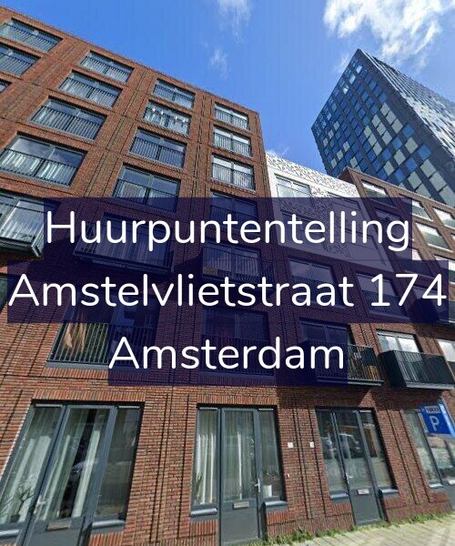Foto gevel Huurpuntentelling voor Amstelvlietstraat 174, Amsterdam