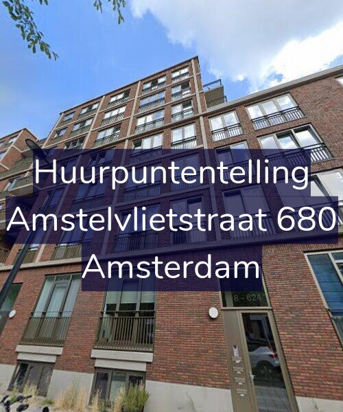 Foto gevel Huurpuntentelling voor Amstelvlietstraat 680, Amsterdam