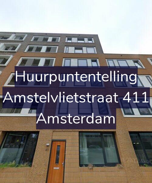 Foto gevel Huurpuntentelling voor Amstelvlietstraat 411, Amsterdam