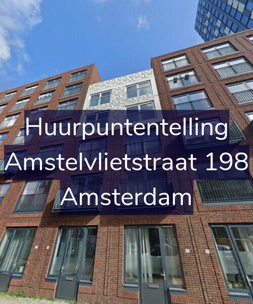 Foto gevel Huurpuntentelling voor Amstelvlietstraat 198, Amsterdam