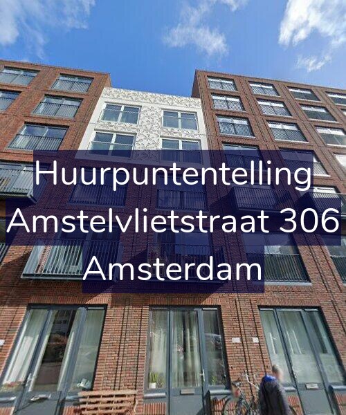 Foto gevel Huurpuntentelling voor Amstelvlietstraat 306, Amsterdam