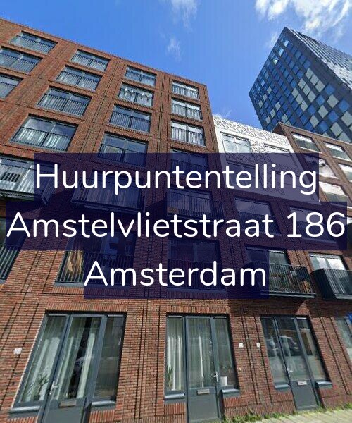 Foto gevel Huurpuntentelling voor Amstelvlietstraat 186, Amsterdam