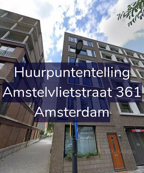 Foto gevel Huurpuntentelling voor Amstelvlietstraat 361, Amsterdam