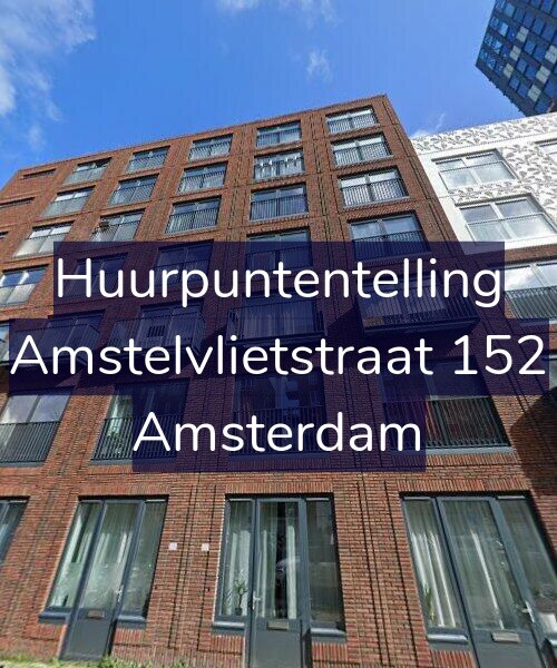 Foto gevel Huurpuntentelling voor Amstelvlietstraat 152, Amsterdam