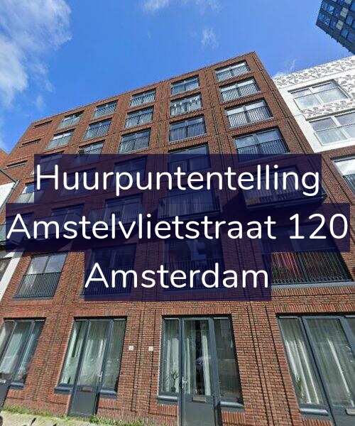 Foto gevel Huurpuntentelling voor Amstelvlietstraat 120, Amsterdam
