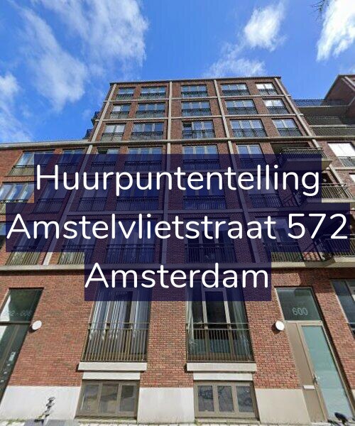 Foto gevel Huurpuntentelling voor Amstelvlietstraat 572, Amsterdam