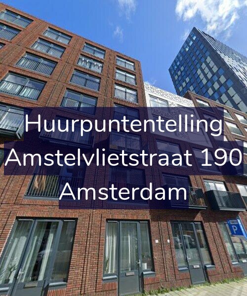 Foto gevel Huurpuntentelling voor Amstelvlietstraat 190, Amsterdam