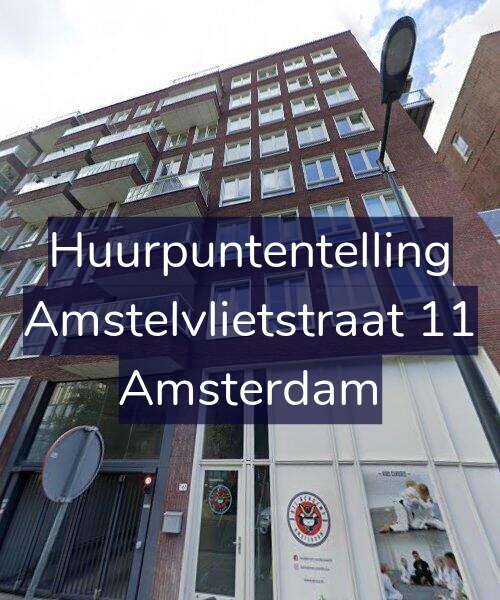 Foto gevel Huurpuntentelling voor Amstelvlietstraat 11, Amsterdam