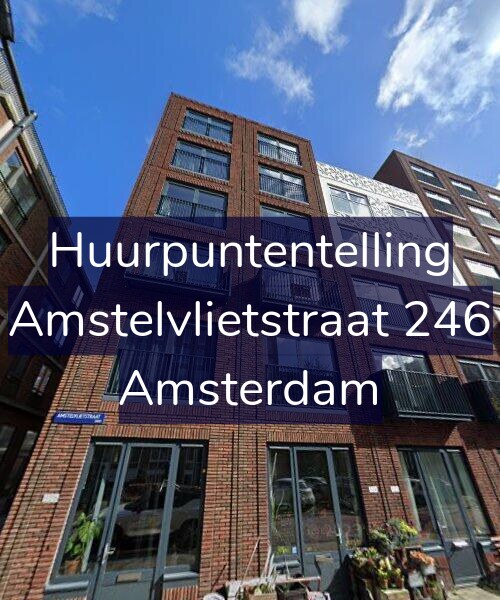 Foto gevel Huurpuntentelling voor Amstelvlietstraat 246, Amsterdam