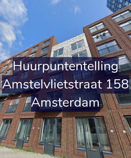 Foto gevel Huurpuntentelling voor Amstelvlietstraat 158, Amsterdam