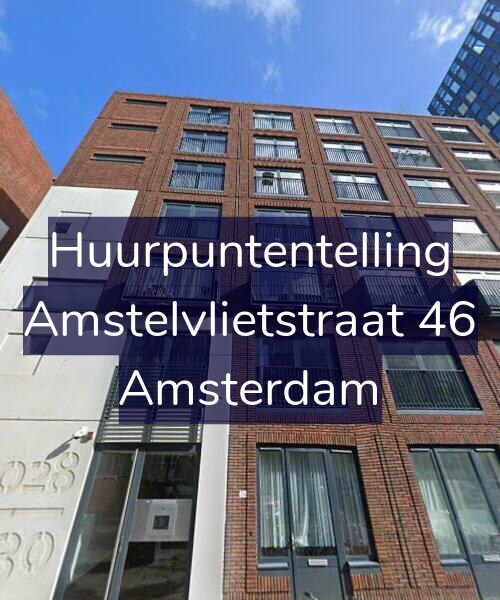 Foto gevel Huurpuntentelling voor Amstelvlietstraat 46, Amsterdam