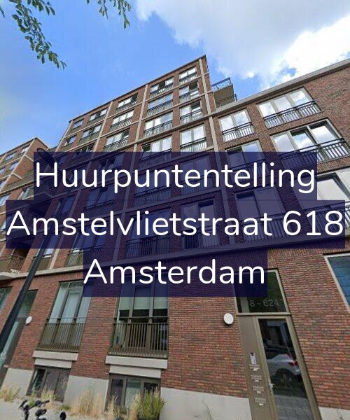 Foto gevel Huurpuntentelling voor Amstelvlietstraat 618, Amsterdam