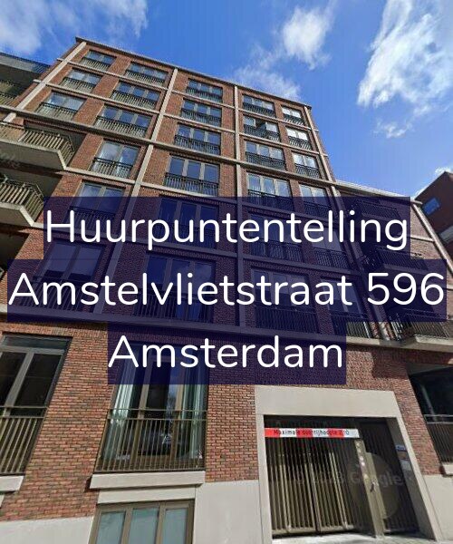 Foto gevel Huurpuntentelling voor Amstelvlietstraat 596, Amsterdam