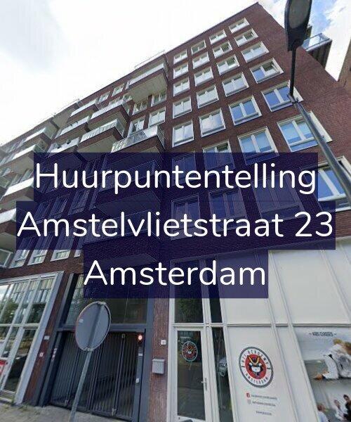 Foto gevel Huurpuntentelling voor Amstelvlietstraat 23, Amsterdam