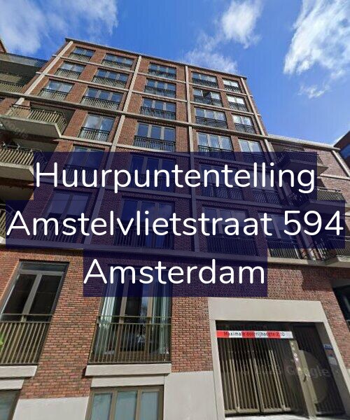 Foto gevel Huurpuntentelling voor Amstelvlietstraat 594, Amsterdam