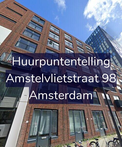 Foto gevel Huurpuntentelling voor Amstelvlietstraat 98, Amsterdam