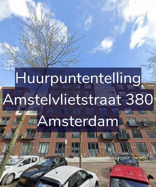 Foto gevel Huurpuntentelling voor Amstelvlietstraat 380, Amsterdam