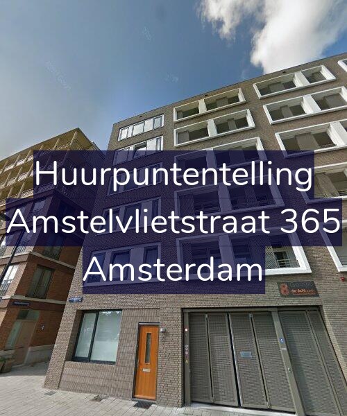 Foto gevel Huurpuntentelling voor Amstelvlietstraat 365, Amsterdam