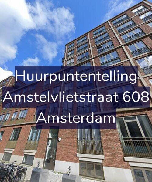 Foto gevel Huurpuntentelling voor Amstelvlietstraat 608, Amsterdam