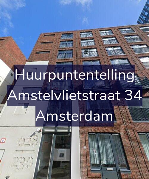 Foto gevel Huurpuntentelling voor Amstelvlietstraat 34, Amsterdam