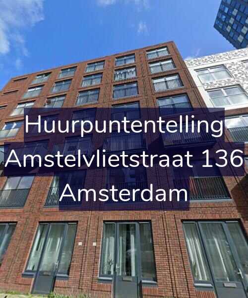 Foto gevel Huurpuntentelling voor Amstelvlietstraat 136, Amsterdam