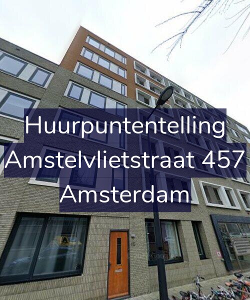 Foto gevel Huurpuntentelling voor Amstelvlietstraat 457, Amsterdam