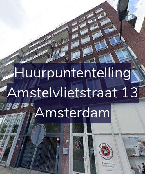 Foto gevel Huurpuntentelling voor Amstelvlietstraat 13, Amsterdam
