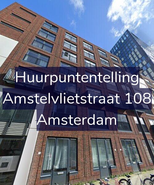 Foto gevel Huurpuntentelling voor Amstelvlietstraat 108, Amsterdam