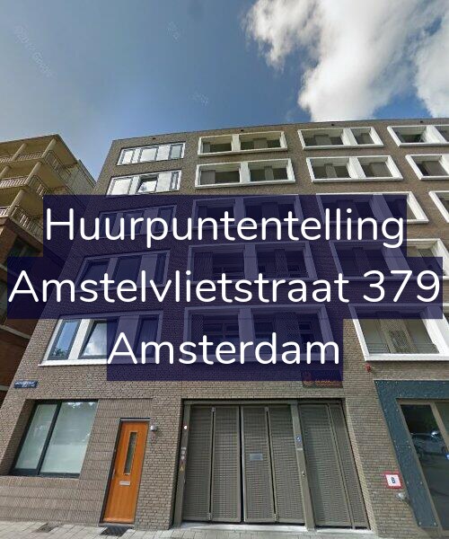 Foto gevel Huurpuntentelling voor Amstelvlietstraat 379, Amsterdam
