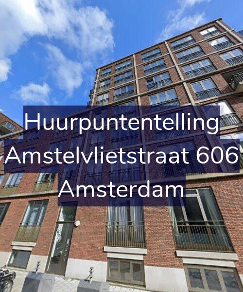 Foto gevel Huurpuntentelling voor Amstelvlietstraat 606, Amsterdam