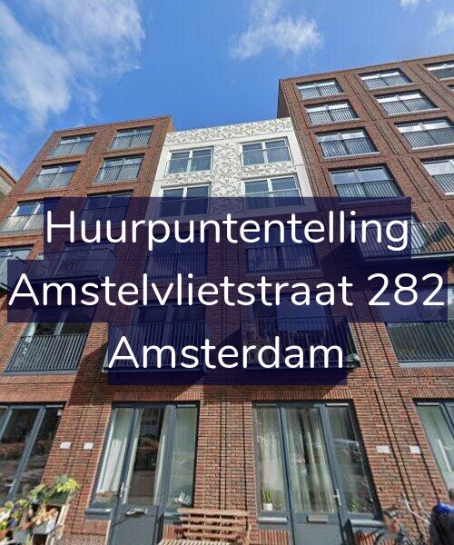 Foto gevel Huurpuntentelling voor Amstelvlietstraat 282, Amsterdam